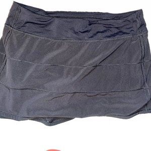 Lululemon Pace Rival Skirt Black Size 10 Tall